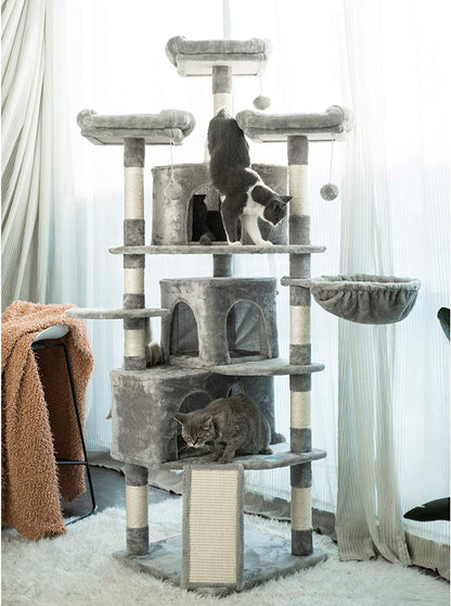 Cat Tree Tower with Multi-Level Large Condo, Platform, MPJ032W