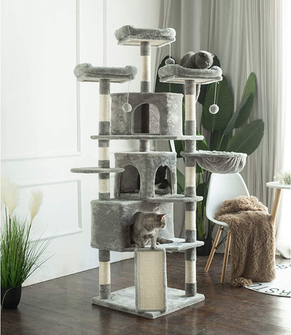 Cat Tree Tower with Multi-Level Large Condo, Platform, MPJ032W